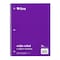 C-Line Products One-Subject Notebook, 70 Page, Wide Ruled, Purple, 12PK 22039 - alternate 3